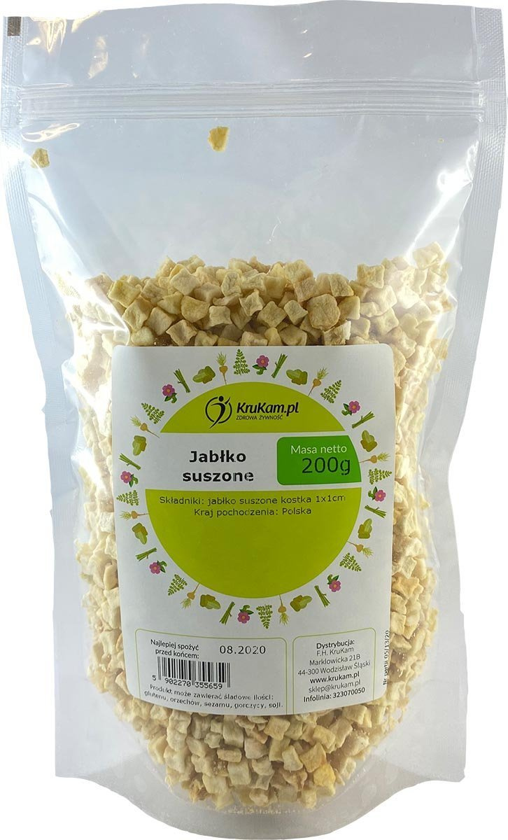 -30%Jabłko suszone kostka bez cukru 200g (Data:12.2025)