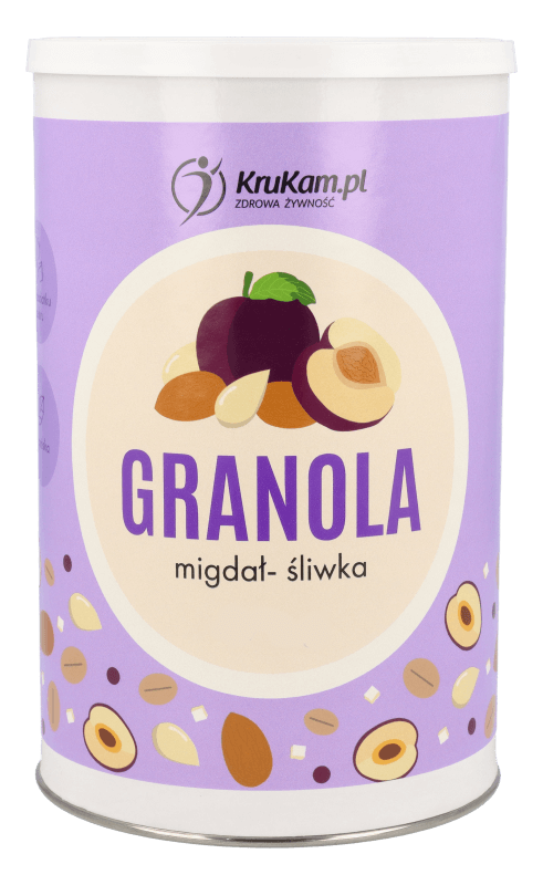 Granola migdał-śliwka 180g