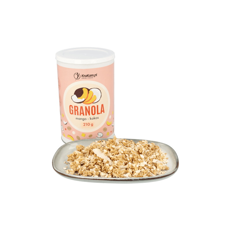 Granola mango-kokos 210g DATA:18.12.2025