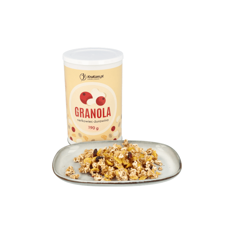 Granola nerkowiec-żurawina 190g