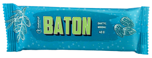Baton Daktylowy z migdałami 40g