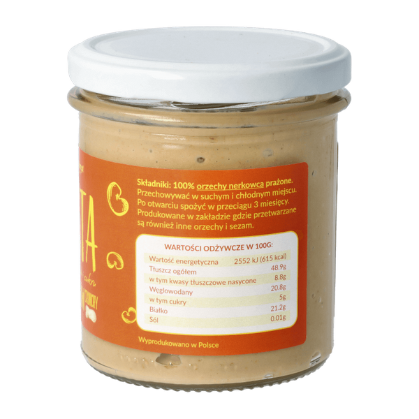 Pasta z nerkowców Crunchy 300g