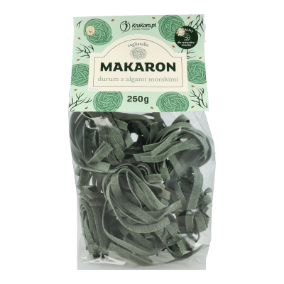 Makaron durum z algami morskimi tagliatelle 250g