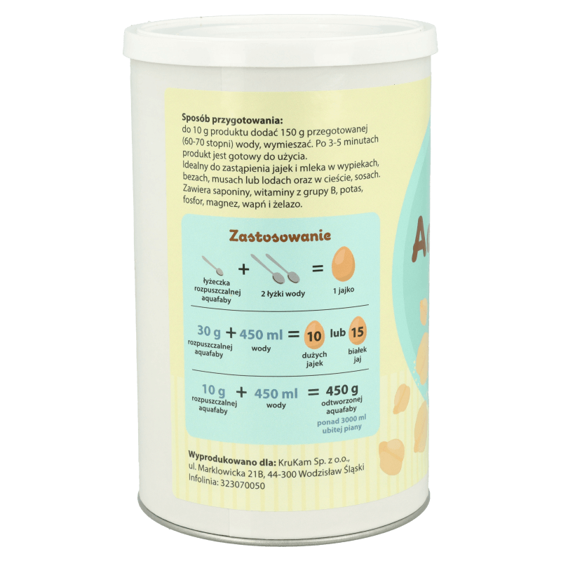 -75%Aquafaba (wyciąg z ciecierzycy) liofilizowana 30g (Data:06.02.2026)