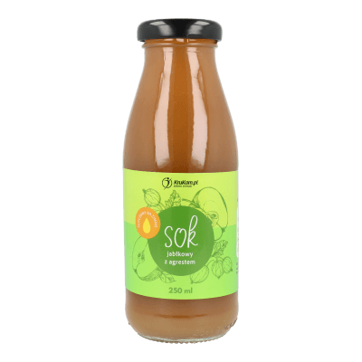 Sok jabłkowy z agrestem 250ml