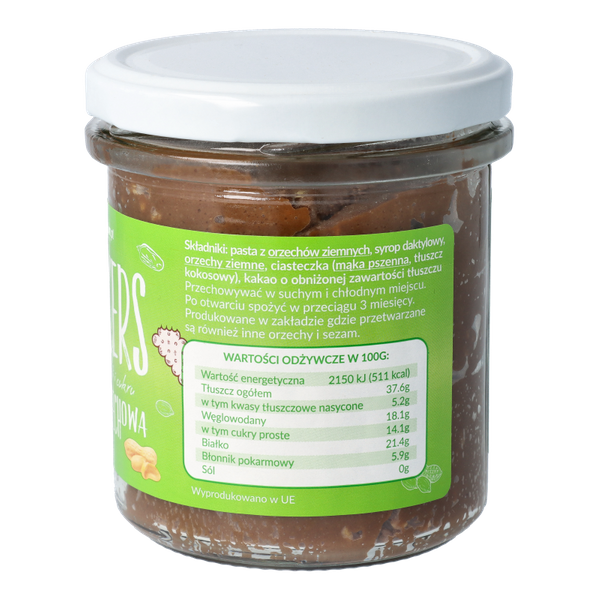 Krukers chrupiąca pasta orzechowa 300g