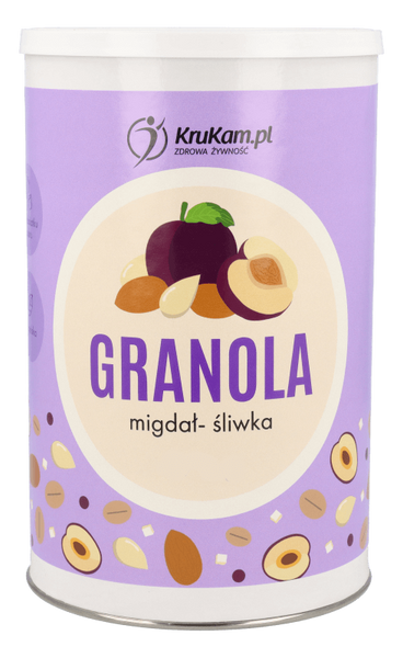 Granola migdał-śliwka 180g