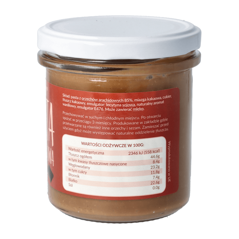 Pasta orzechowa z czekoladą deserową 300g