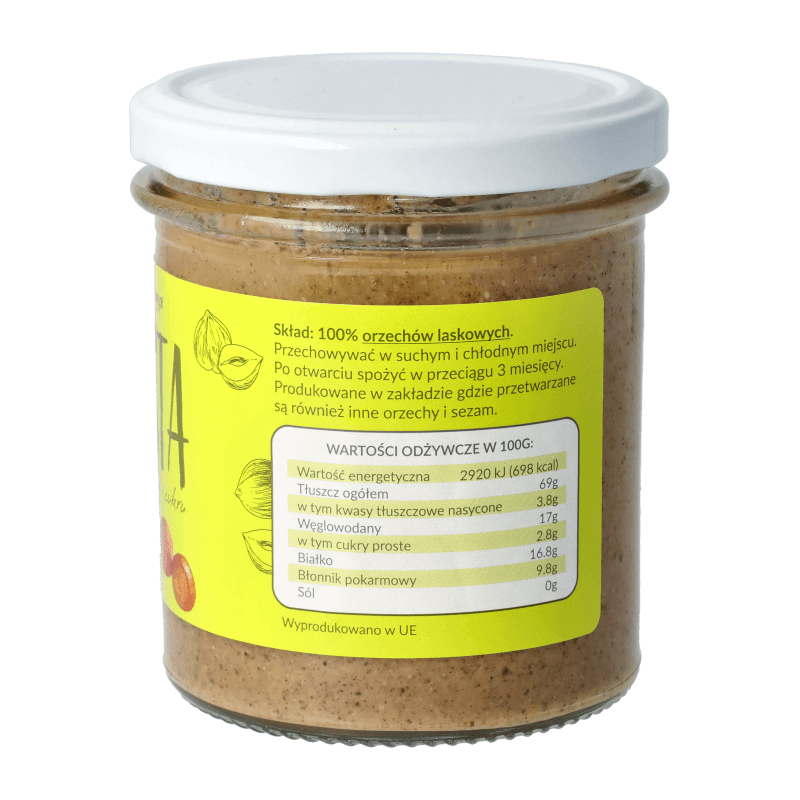 Pasta z orzechów laskowych 300g