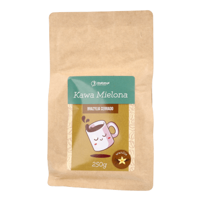 Kawa mielona Brazylia Cerrado waniliowa 250g