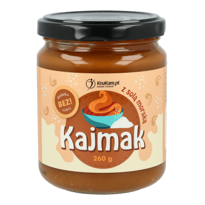 Kajmak bez dodatku cukru z solą morską 260g